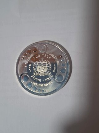 Moneda Plata 1 Onza Samoa 2025 Alien