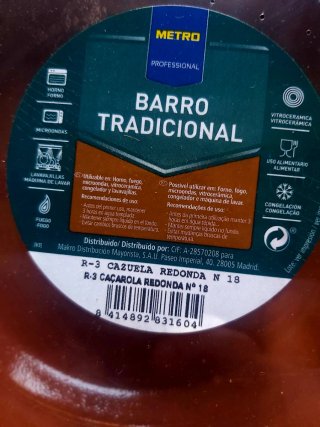 Set 3 Cazuelas Barro Metro Professional