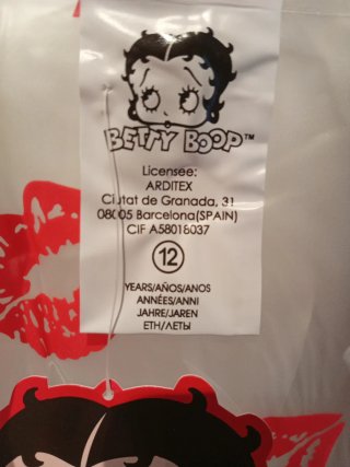 Chubasquero Betty Boop niña TALLA 12 años