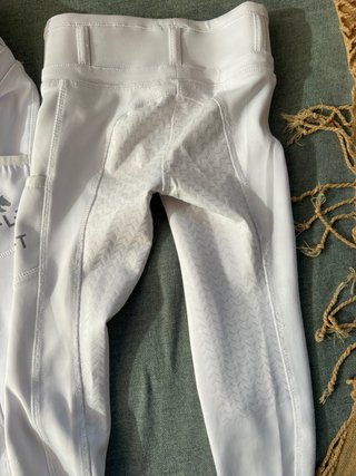 2 Pantalones de concurso hipica E.L.T Talla 116 cm