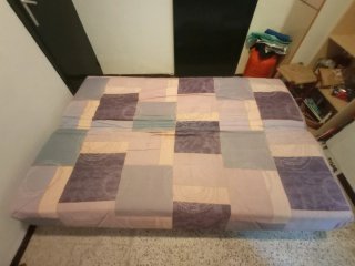 Sofà llit de roba