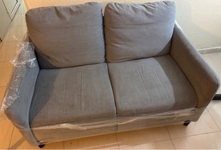 Sofá 2 Plazas IKEA ANGERSBY Gris Claro