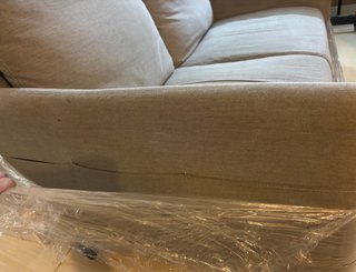 Sofá 2 Plazas IKEA ANGERSBY Gris Claro
