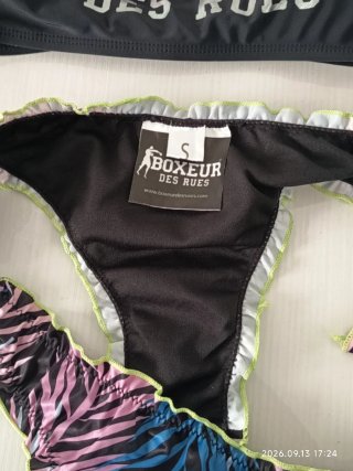 Bikini Boxeur des Rues nero e multicolor taglia S