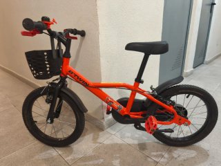 Bicicleta Infantil Btwin Naranja