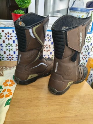 Botas de Moto Seventy Marrón y Negro Talla 42