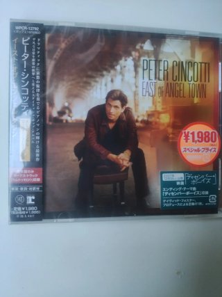 CD Peter Cincotti - East Of Angel Japón OBI