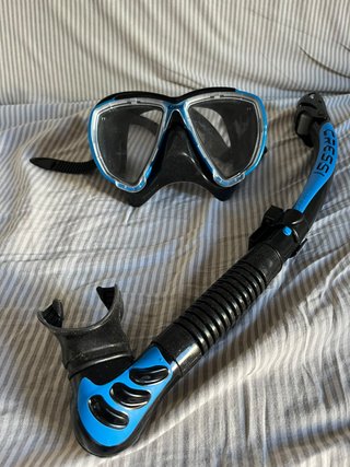 Kit Snorkel Cressi Ocean Máscara y Tubo