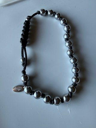 Braccialetti Lotus in Argento e Nero
