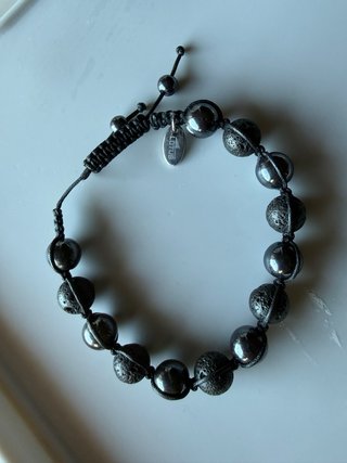 Braccialetti Lotus in Argento e Nero