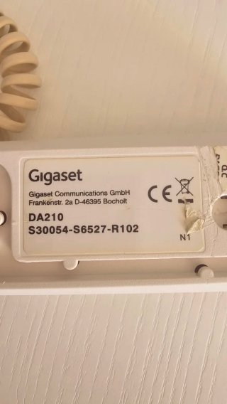 Teléfono fijo Gigaset DA210 blanco