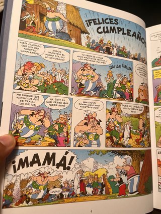 Cómic Astérix y Obélix La Traviata, Salvat.