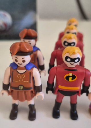 Figuras Playmobil Hércules y Los Increíbles