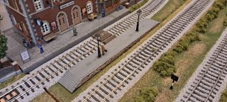 Andén de estación H0