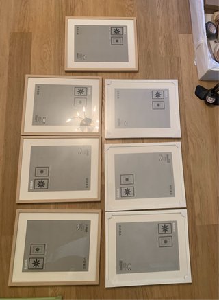Marcos de fotos IKEA RIBBA 50x40cm nuevos