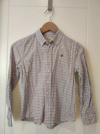 Camisa cuadros niño 7-8 A. Álvaro Moreno