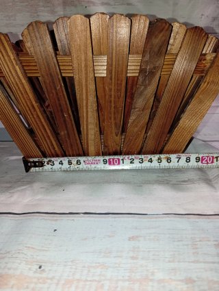 Cestas de madera decorativas