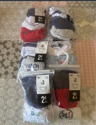 17 Calzoncillos niño 4-5 años