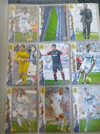 Álbum de cromos de fútbol Real Madrid