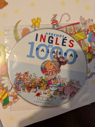 Libro Aprende Inglés en 1000 Palabras + CD