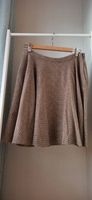 Falda invierno pata de gallo talla M