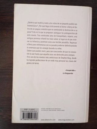 Libro It (Eso) de Stephen King