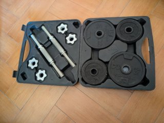 Set Mancuernas Ajustables 14kg