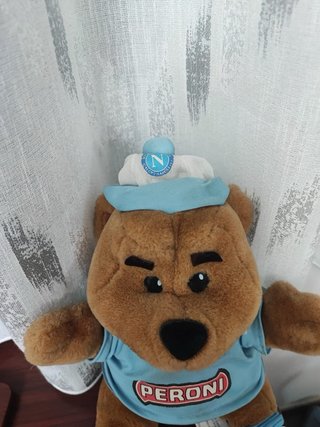 Peluche Orso Napoli Peroni