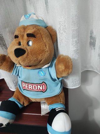 Peluche Orso Napoli Peroni
