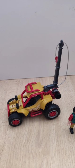 Playmobil Vehículo, lago y Dinosaurio Stegosaurus