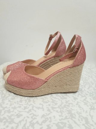 Sandalias Marypaz Talla 40 Glitter Rosa