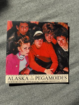 Vinilo Alaska y Los Pegamoides Horror en el Hiperm
