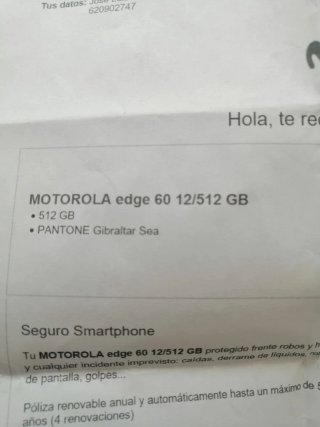 Motorola Edge 60 Verde