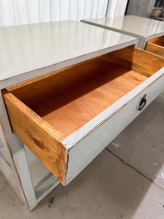 Pareja Mesitas Madera Maciza Nuevas