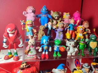 Lote figuras antiguas pvc