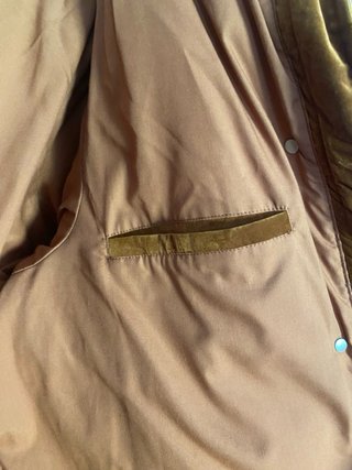 Chaqueta Zara Terciopelo Marrón