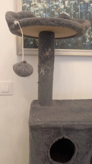 Rascador para gatos con varias alturas