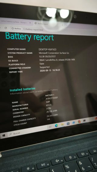 Microsoft Surface Go Plata portátil