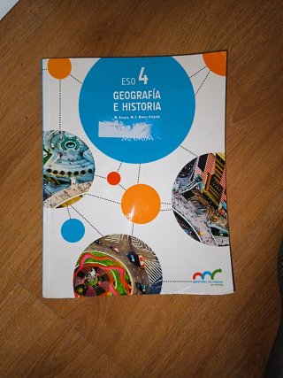 Libro geografía e historia 4 eso Anaya