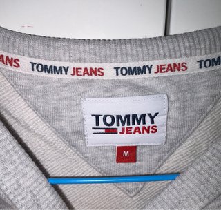 Sudadera Tommy Jeans Gris Talla M
