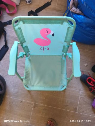 Silla infantil plegable flamenco
