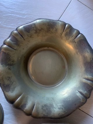 Jarra y platos antiguos decorativos