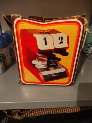 Cafetera Espresso MIKMIK Juguetes Vintage Años 70