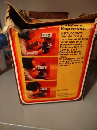 Cafetera Espresso MIKMIK Juguetes Vintage Años 70