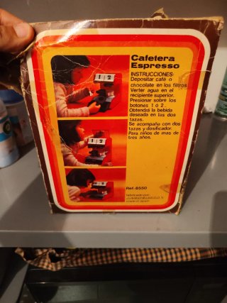 Cafetera Espresso MIKMIK Juguetes Vintage Años 70