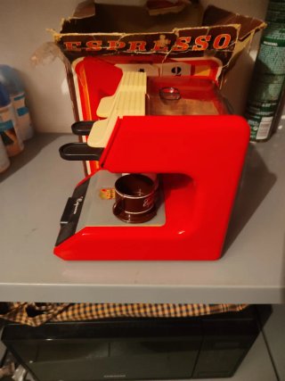 Cafetera Espresso MIKMIK Juguetes Vintage Años 70