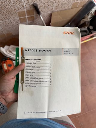 Motosierra Stihl MS 200