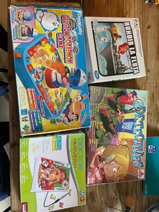 Juegos de mesa infantiles: Doraemon, Battleship, D
