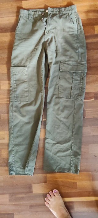Pantalón cargo verde militar T34