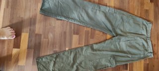 Pantalón cargo verde militar T34